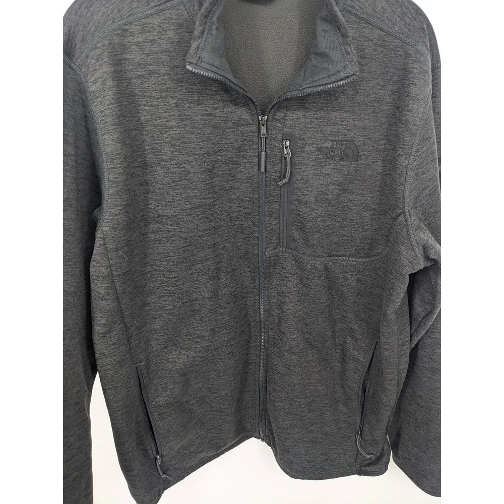 The North Face Fleece Jacket‎ Mens Large Gray Full Zip Outdoors Gorpcore Casual